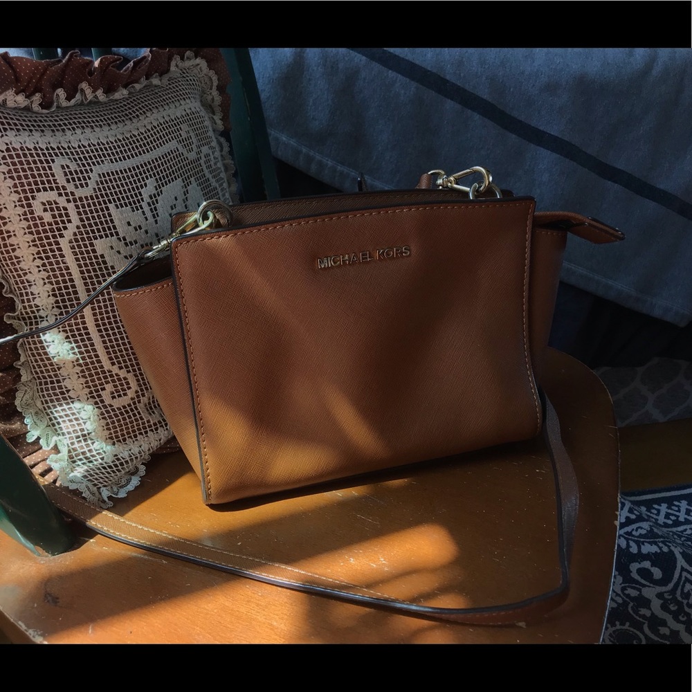 Michael Kors Brown Leather Purse